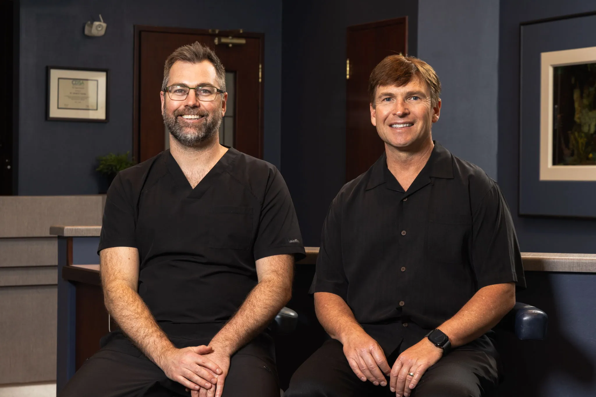Dr. Brandon Goods and Dr. Jim Carney