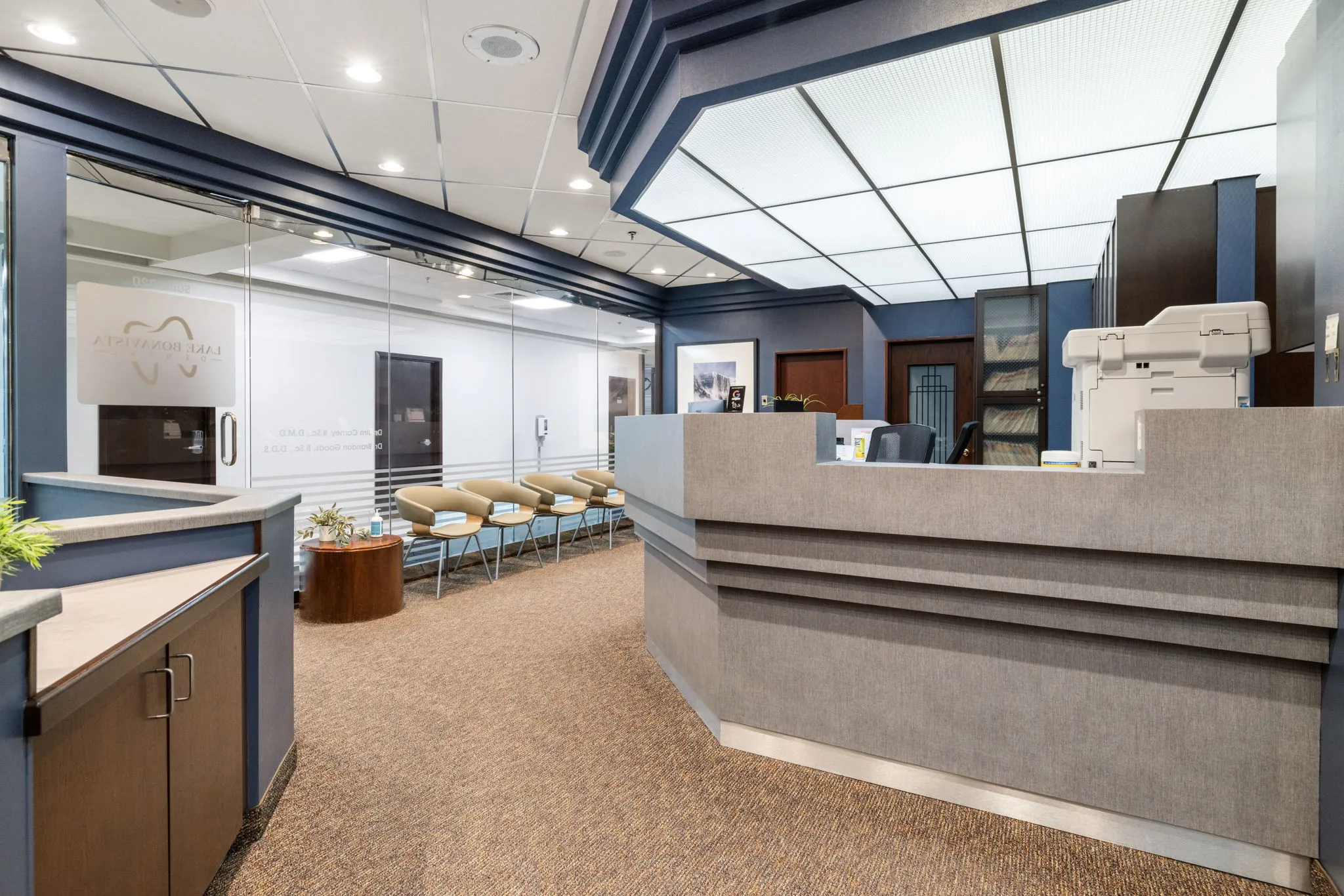 dental reception table